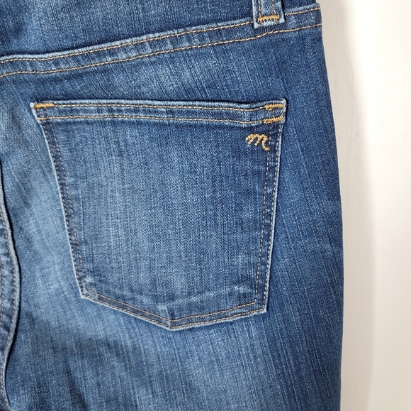 Madewell 10" High Riser Skinny Skinny Raw Hem Jeans Size 25S - Picture 10 of 11